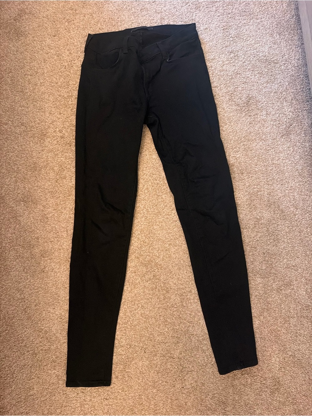 J Brand Black Slim Skinny Ponte Pants
